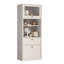 Armoire de rangement autoportante haute de 71 pouces avec portes et tablettes, tablettes réglables, tiroir et ensemble anti-basculement-129225965