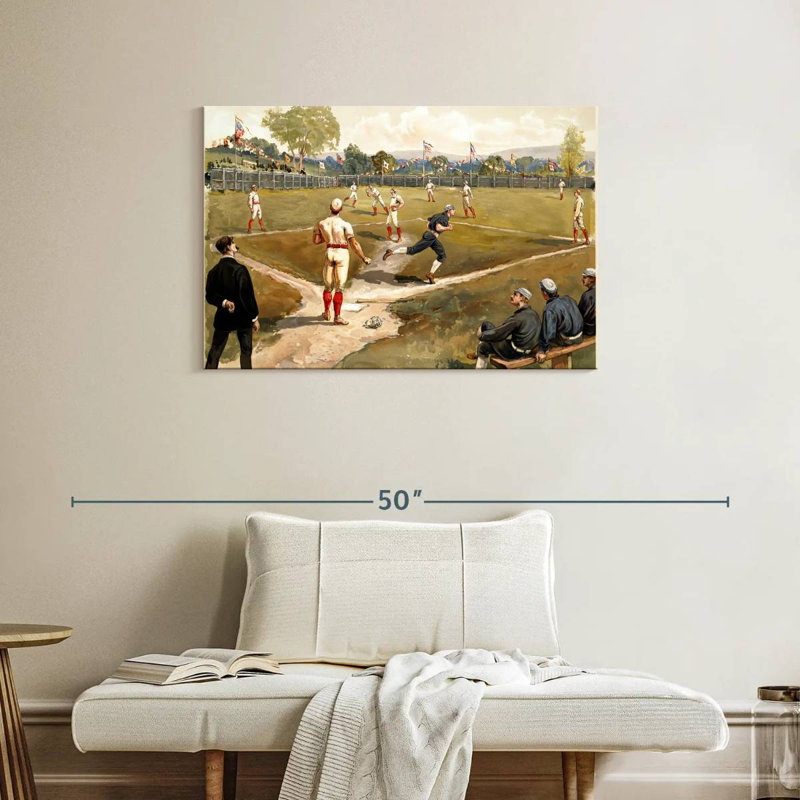 Sireci Baseball, 24" H x 36" W