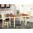 3 Piece Kitchen Table & Chairs Set Contains a Rectangle Dining Room Table with Butterfly Leaf and 2 Solid Wood Seat Chairs, Buttermilk & Cherry-1596002664-1521121823