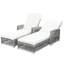 Chaise longue inclinable avec coussins 77,5 po-1361989422-1361989420