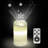 Flameless Candles Snowflake Projector Lights