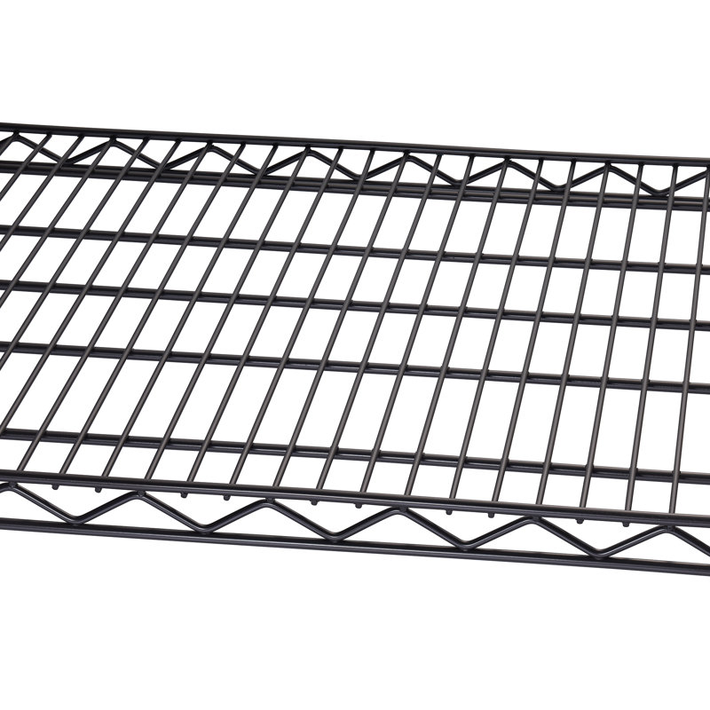 48" W x 18" D 6 Tier Wire Shelving with Backstands and Wheels