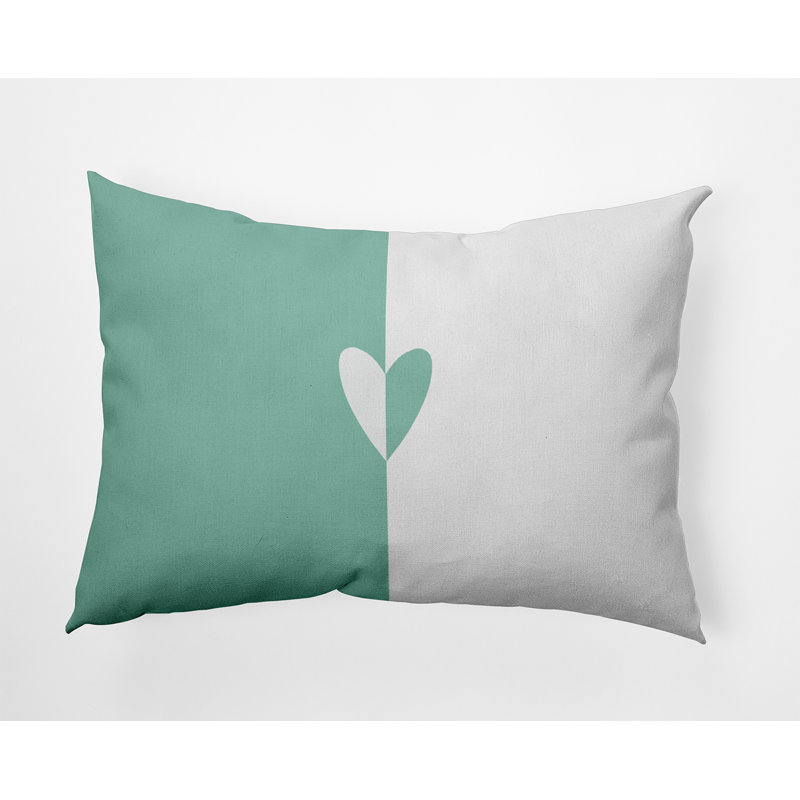 Reversible Throw Pillow, 14" H x 20" W, Rectangle