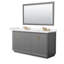 Strada 72" Freestanding Double Bathroom Vanity with Cultured Marble Top-1771692058-1771692061-1732919514