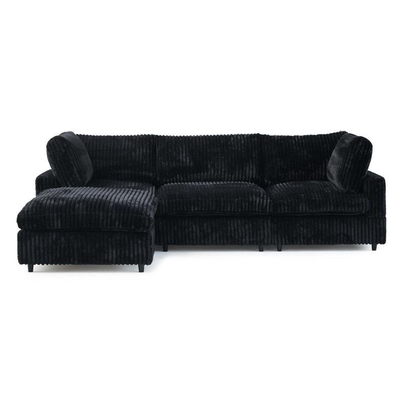 Cloud Couch Modular Sectional Sofa L Shaped Couch With Ottoman 4 Seater Washable & Replaceable