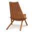 Chaise Adirondack pliante en bois d'eucalyptus Jahzelle résistante aux intempéries sans assemblage-93547642