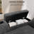 82" L Shaped Sectional Sofa Couch, Pull Out Couch Sleeper Sofa Bed For Living Room, Modular Chenille Deep Seat Sofa, Reversible Chaise, Storage, Side Pockets-2114058516