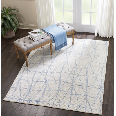 Abstract Flatweave 168cm X 226cm Area Rug