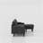 Convertible Combination Sofa Sofa L-Shaped Sofa with Storage Cabinet Footstool