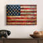 Toile tendue Barnwood Old Glory-Gallery - prête à être accrochée-705040848