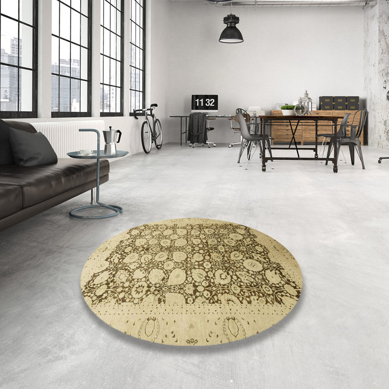 Tapis abstrait multicolore Abdalmalik, Rond 5 pi