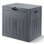 Winado 33 Gallons Water Resistant PVC Deck Box in Gray