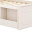 Lit plateforme en bois robuste avec lit gigogne et tablettes de rangement durables-128932138-128932136