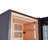 Afidano 1500 Count Cigar Humidor Cabinet Exterior in Steel, Temperature and Humidity Control with Touch Panel
