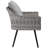 Modway Endeavor 4 Piece Outdoor Patio Wicker Rattan Sectional Sofa Set