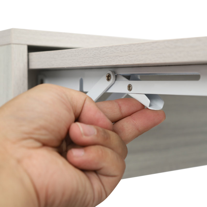 Table pliante murale (coin arrondi), H 16,3 po x l 24,8 po x P 15,8 po