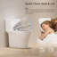 Toilette une pièce avec hauteur de chaise Ada, chasse d'eau à haute efficacité 1000G et double chasse d'eau 0,8 / 1,28 GPP, pour cuvette de toilette moderne de 12 po