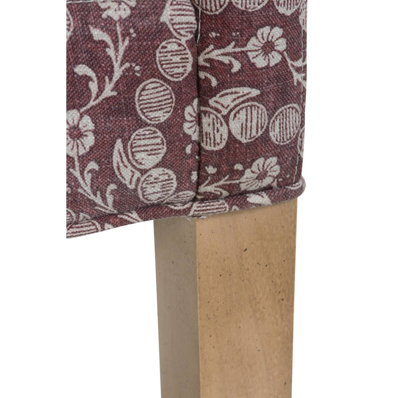 Maroon Espalier Odessa Dining Banquette