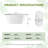 60" x 30" Freestanding Acrylic Bathtub