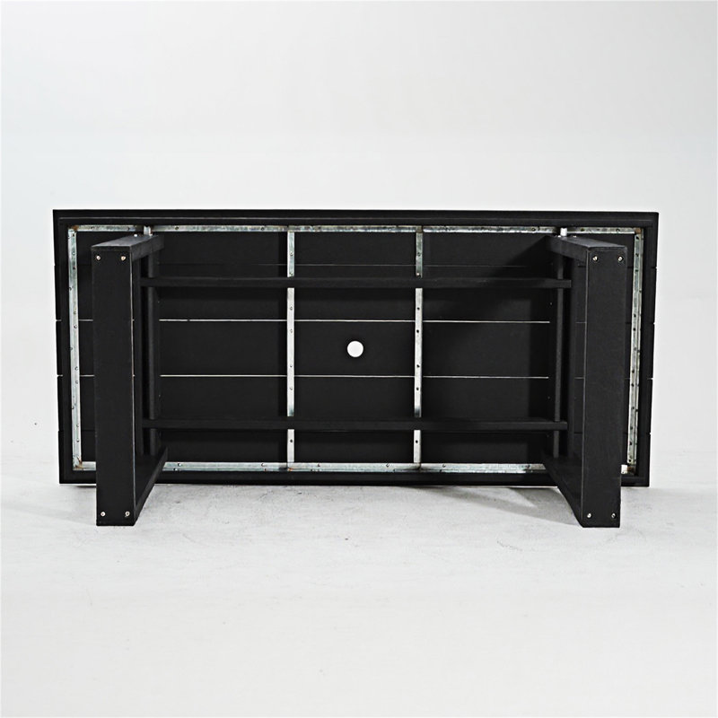 Outdoor Dining Table, Black