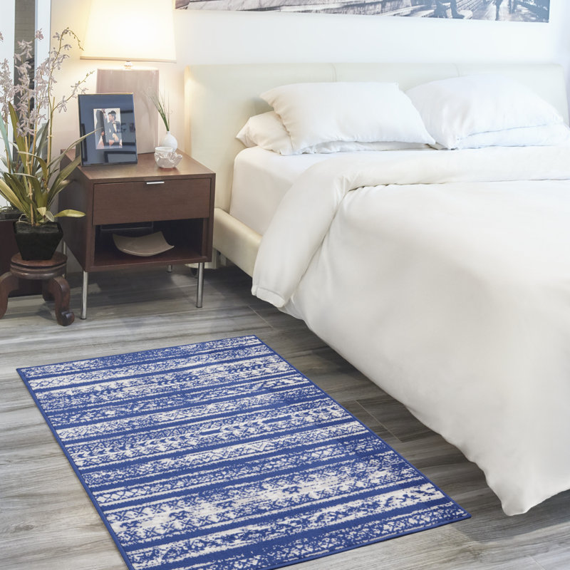 Striped Indoor Rug, Rectangle 3' x 5'