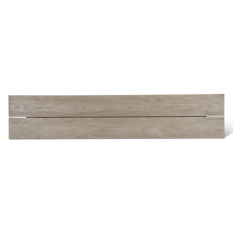Acadia 79" Bench In Coffee Bean, Beige