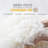 All Season Down Comforter with 100% Cotton Cover, White Queen Duvet Insert-666378561