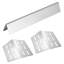 Barres aromatisantes et déflecteurs de chaleur, pièce de rechange pour barbecue de 17 pouces, pour les barbecues Weber Genesis 300 Series, y compris plaque chauffante en acier inoxydable E310 E320 E330 S310 S320 S330
