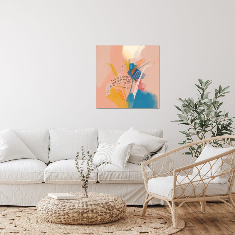 «Joy Anyway» par Morgan Harper Nichols - impression sans cadre, H 24 po x l 24 po x P 0,25 po