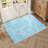 Washable Solid Color Textured Thin Indoor Rug, Low Pile Area Rug with Soft Surface, Non Slip Backing, Easy Clean Design for Living Room, Bedroom, Dorm, Home Office-549291333-551298856