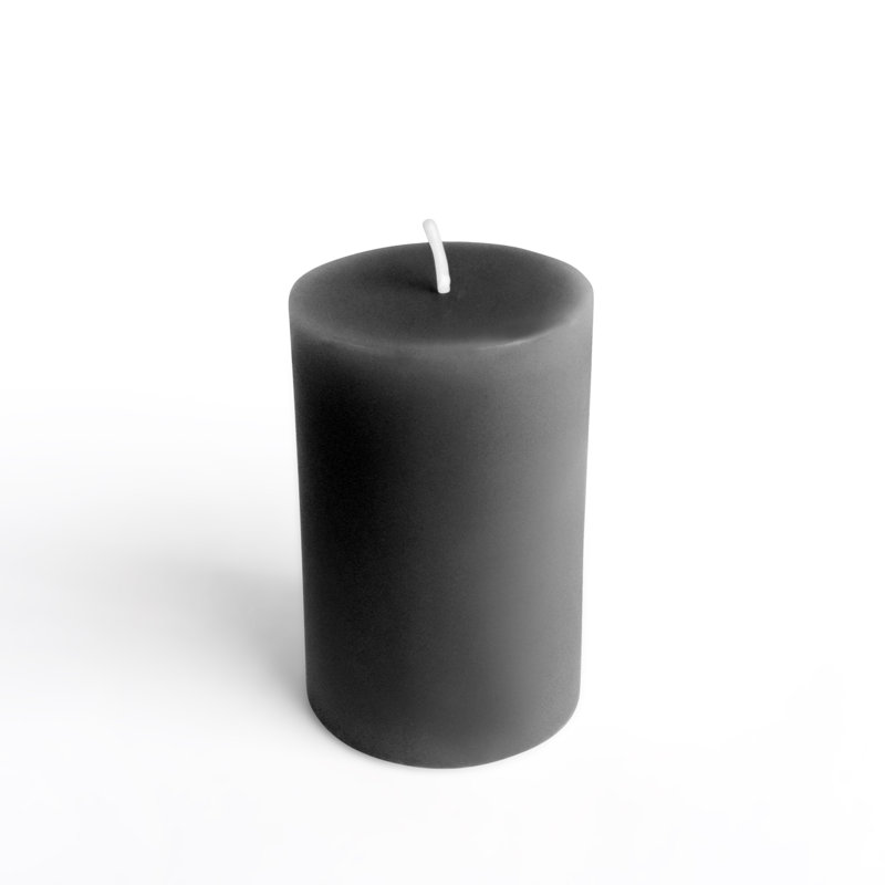 Bougie flottante non parfumée, Noir, 24, 2 po x 3 po