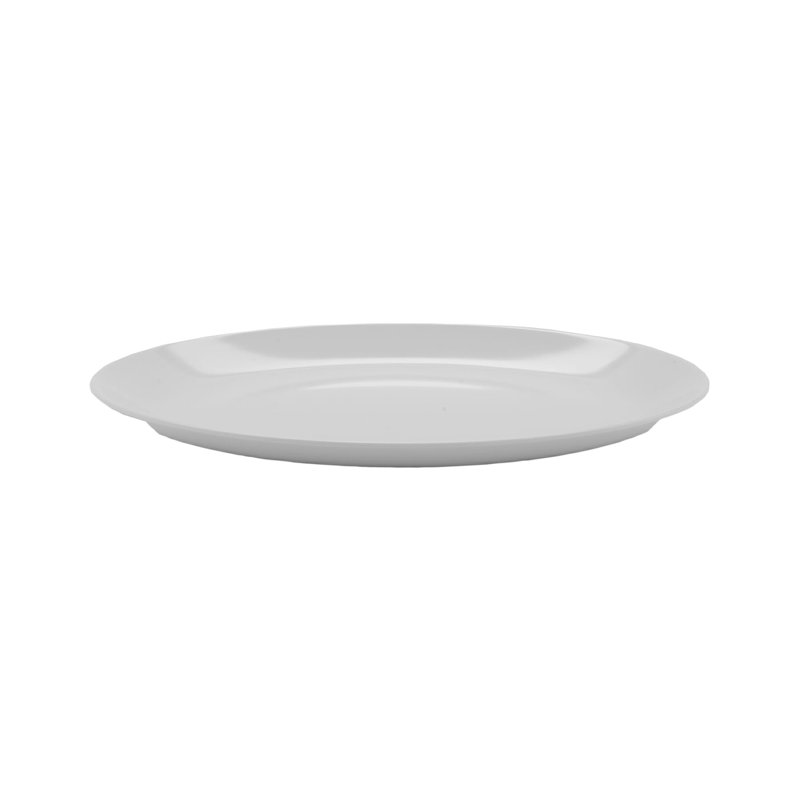 Plateau de service en mélamine GET, 12 po x 9,5 po, (ensemble de 12), Blanc