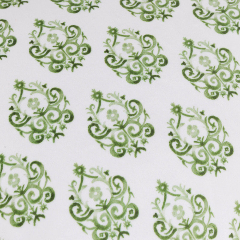 Geometric Green Rectangular Cushion Cover