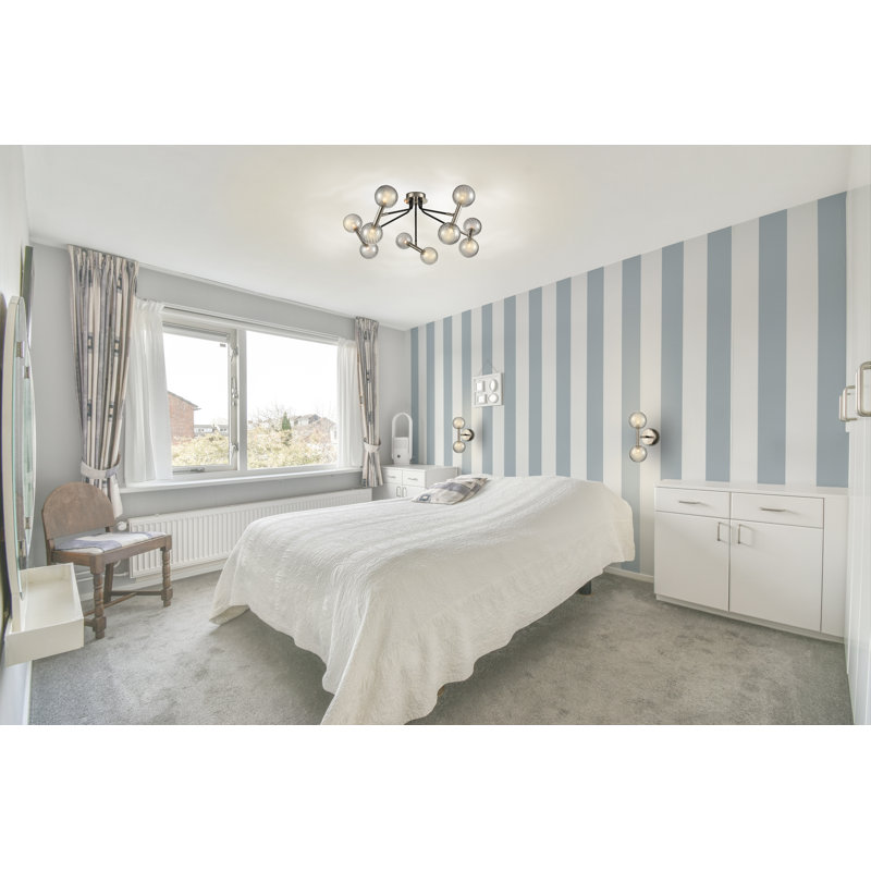 Danny Glass Semi Flush Mount