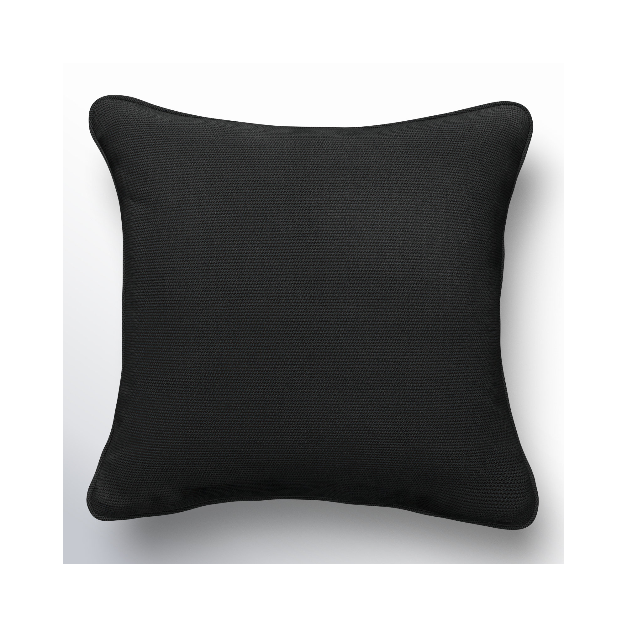 Ansonia Sunbrella® Indoor/Outdoor Throw Pillow, Canvas Black, 20" x 20"