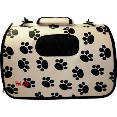 Cage de transport pour animal de compagnie pliable avec fermeture à glissière Pet Life