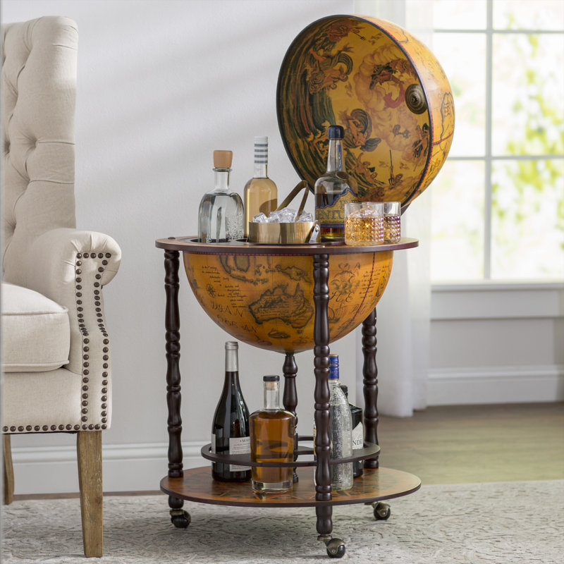 Solid Wood Mini Bar