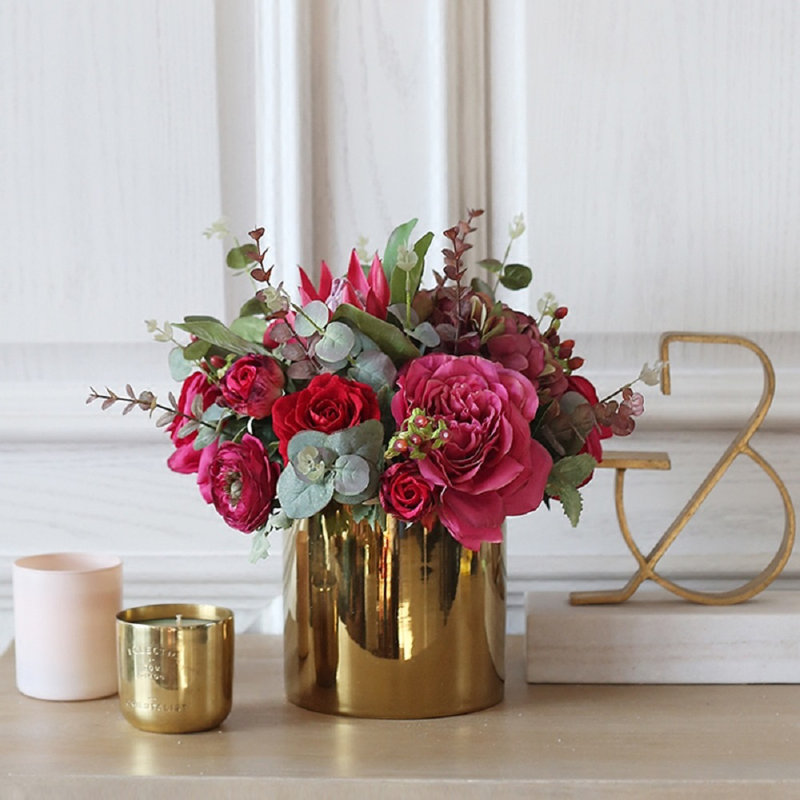 Rouge/rose/rose/vert/vert