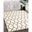 Tapis ivoire / brun Toman-1355614914