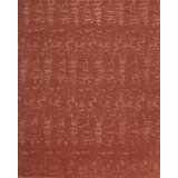 Modern Tibet Hand Knotted Area Rug in Red