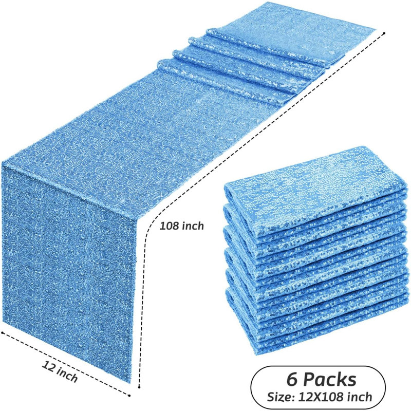 Chemin de table Bula Runner, Bleu