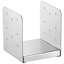 Base de poteau de 6 po x 6 po, support d'ancrage de poteau réglable en acier inoxydable de 10 pièces (5,9 x 5,5 po interne), base de poteau réglable pour support de balustrade de pavillon Pavillon
