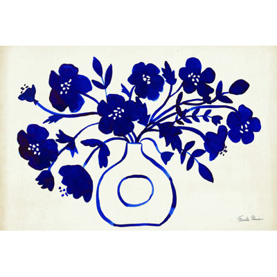 Modern Blue II - peinture sur toile tendue