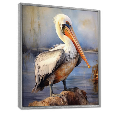 Majestic Pelican III - Art mural sur toile Pelican