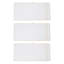 3-Pack Polyester Bath Towels with Gold Lines