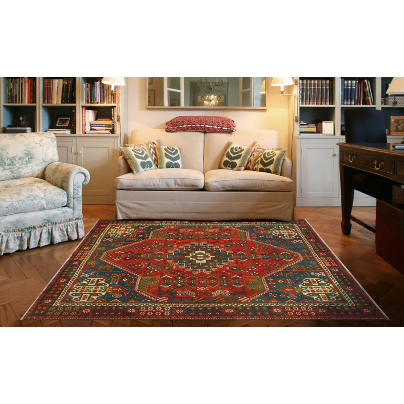 Ayriah One-of-a-Kind 5'10" X 7'5" 1980s Wool Area Rug