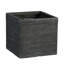 HORTICO Ribbed Light Concrete Square Planter-39265464-39265468