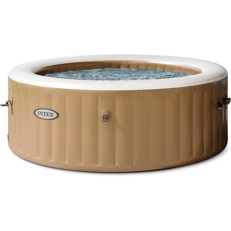 PureSpa: Sahara Tan Inflatable Hot Tub Set -,  4 Person