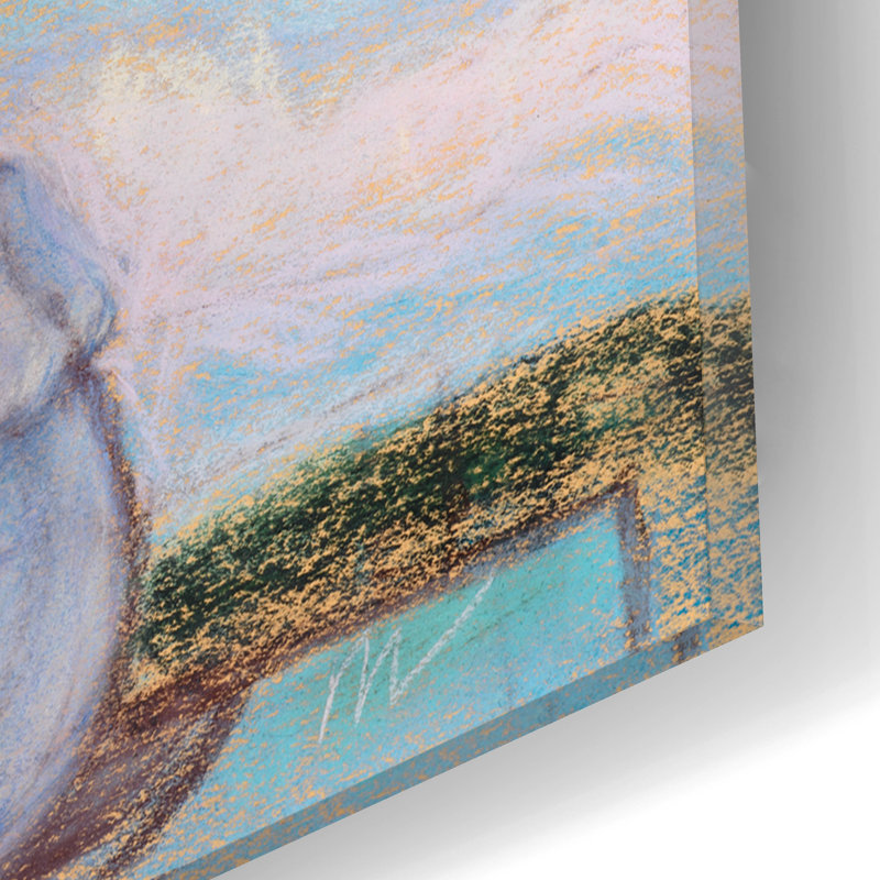 "Ahh Scary" par Marie Marfia Fine Art, H 12 po x l 16 po x P 0,13 po
