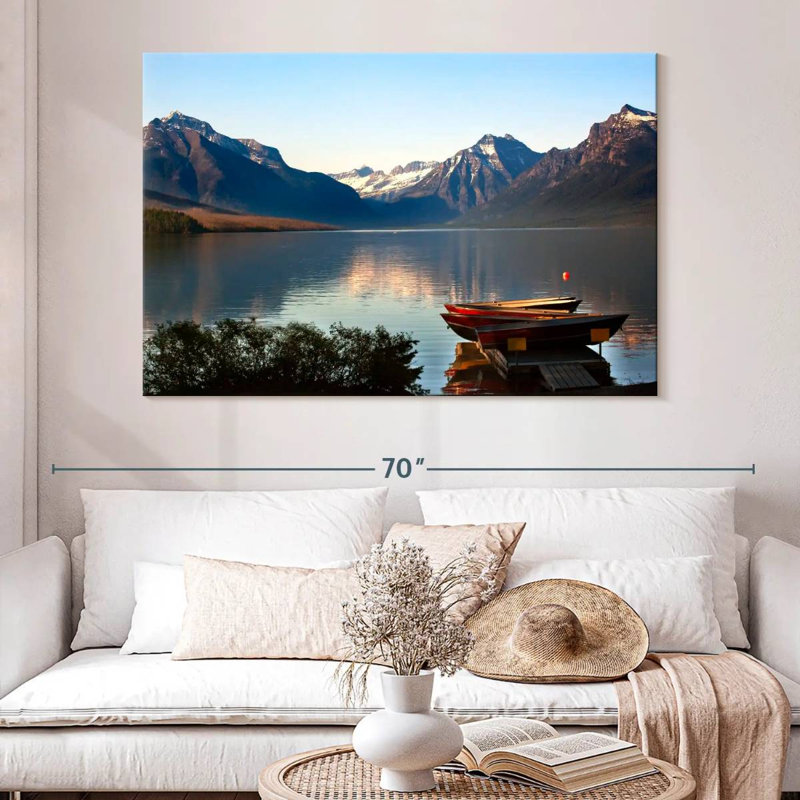 Bateaux Alvord Lake Mcdonald, H 34 po x l 51 po